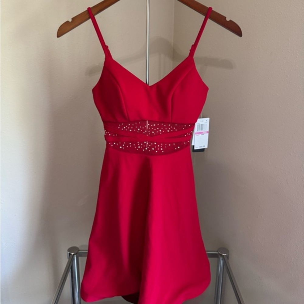 City Studios Red Mini Dress